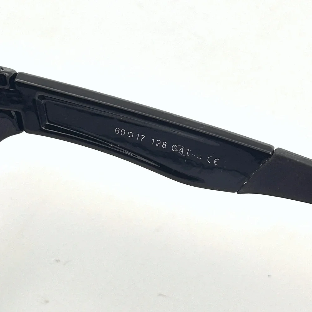 Hang Ten Sport Sunglasses Black Rectangular HT01A 60-17-128 Surf Skate